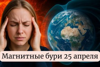 Магнитная буря, прогноз на сегодня, 25 апреля 2025: чего ожидать от солнечной активности