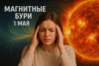 Магнитная буря сегодня, 1 мая 2025: прогноз солнечной активности