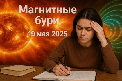 Магнитные бури сегодня, 19 мая 2025: прогноз солнечной активности
