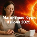 Магнитные бури 4 июля 2025: прогноз солнечной активности на сегодня