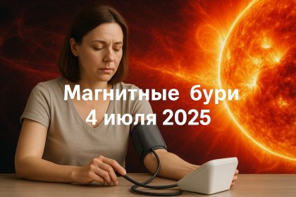 Магнитные бури 4 июля 2025: прогноз солнечной активности на сегодня