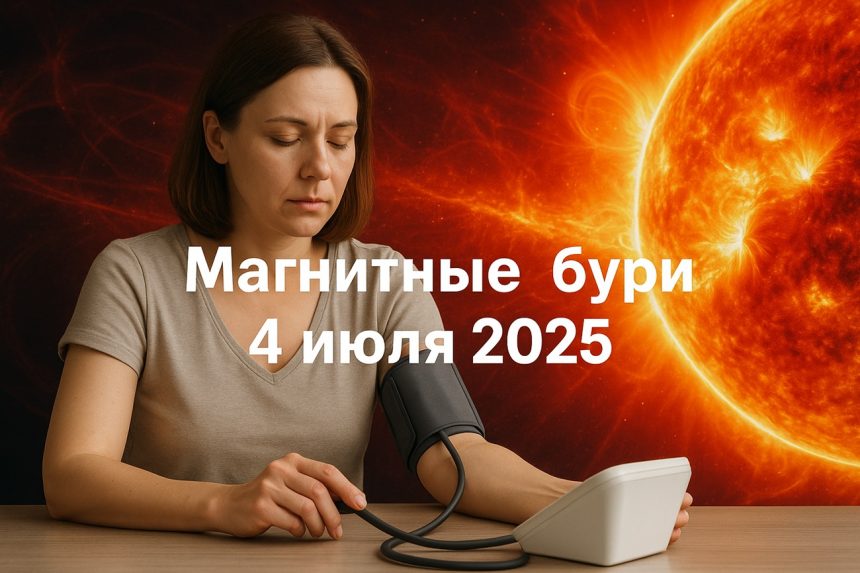 Магнитные бури 4 июля 2025: прогноз солнечной активности на сегодня