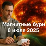 Будут ли магнитные бури 8 июля 2025: прогноз солнечной активности на сегодня
