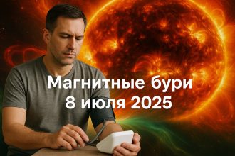 Будут ли магнитные бури 8 июля 2025: прогноз солнечной активности на сегодня
