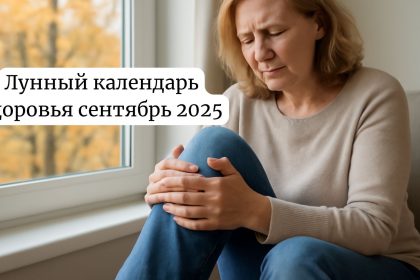 Лунный календарь здоровья сентябрь 2025: благоприятные и неблагоприятные дни