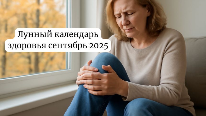 Лунный календарь здоровья сентябрь 2025: благоприятные и неблагоприятные дни