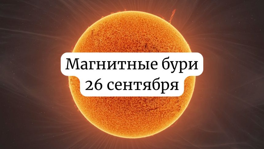 Магнитные бури 26 сентября Украина: прогноз солнечной активности