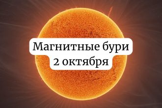 Магнитные бури 2 октября 2025: прогноз и советы