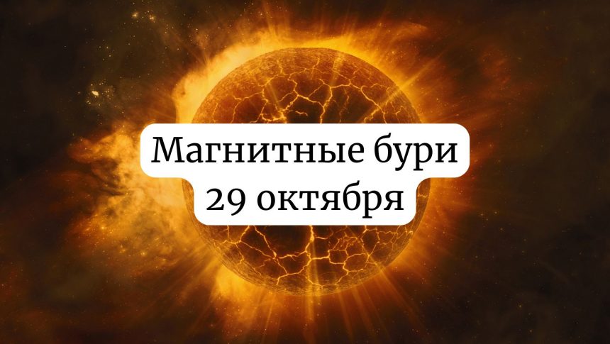 Магнитные бури 29 октября 2025 года: прогноз солнечной активности