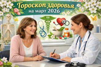 Гороскоп здоровья на март 2026: прогноз, энергетика, благоприятные и неблагоприятные дни месяца