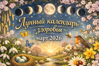 Лунный календарь на март 2026 года: неблагоприятные дни, фазы Луны и влияние на здоровье