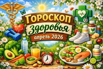 Гороскоп здоровья на апрель 2026: прогноз, энергетика, благоприятные и неблагоприятные дни месяца