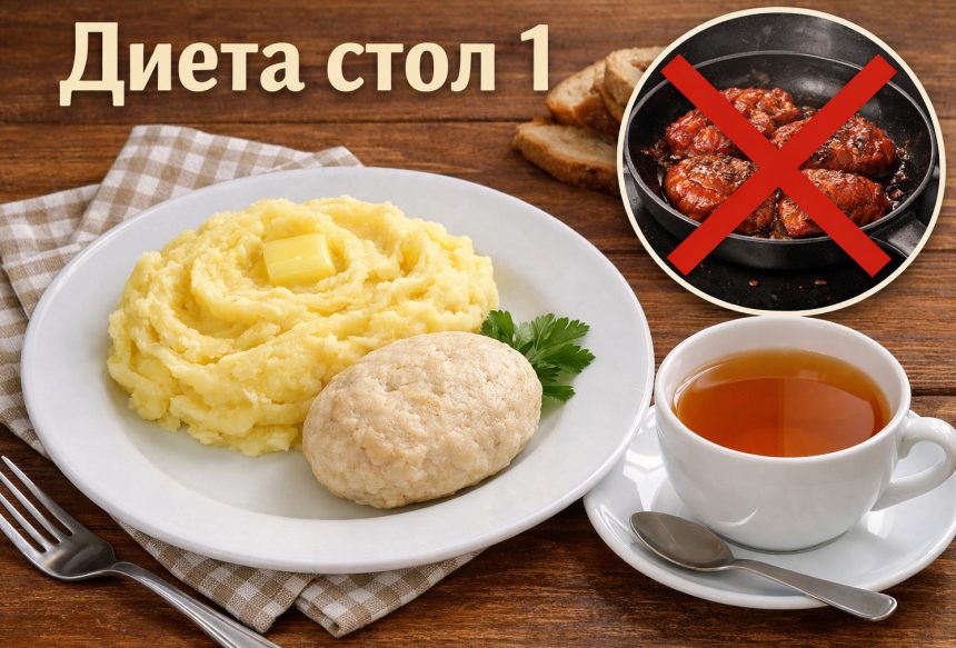 Диета стол №1: что такое, что можно есть, меню на каждый день и помогает ли похудеть