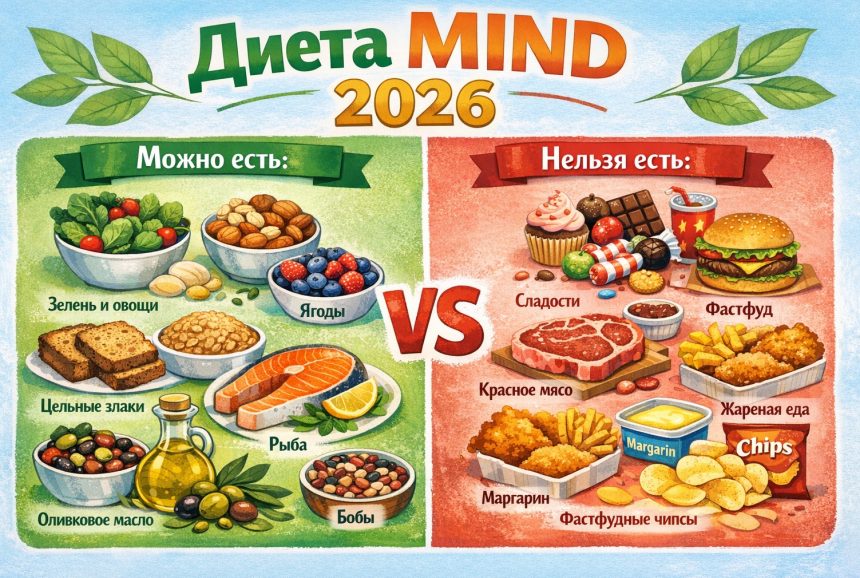 Диета MIND: что такое, что можно есть, меню на каждый день и помогает ли похудеть