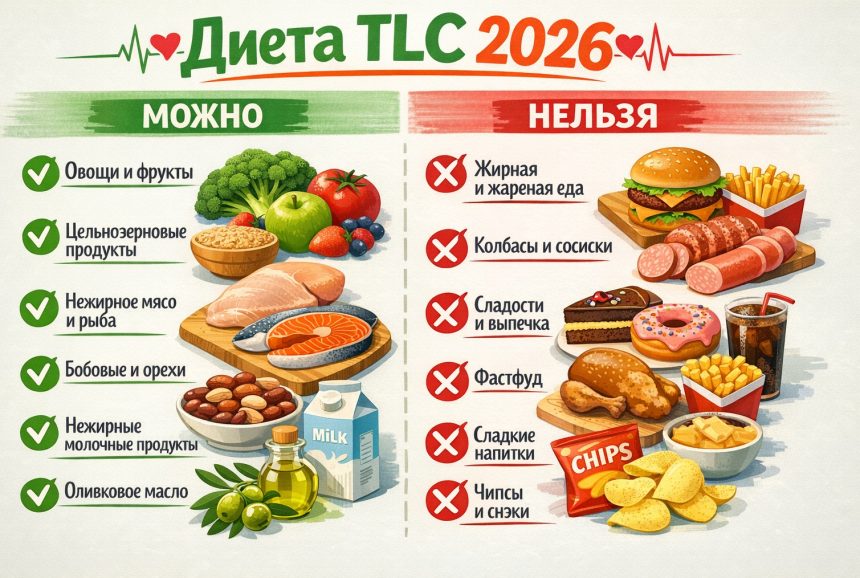 Диета TLC: что такое, что можно есть, меню на каждый день и помогает ли похудеть