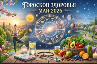 Гороскоп здоровья май 2026: прогноз, энергетика, благоприятные и неблагоприятные дни месяца