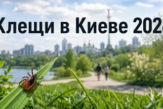 Клещи в Киеве 2026: в каких местах нужно быть осторожными и что делать после укуса