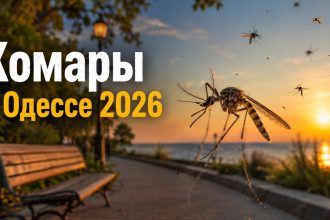 Комары в Одессе весной и летом 2026: когда начинается пик, где их больше всего и как защититься от укусов