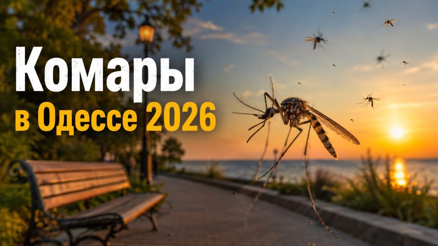 Комары в Одессе весной и летом 2026: когда начинается пик, где их больше всего и как защититься от укусов