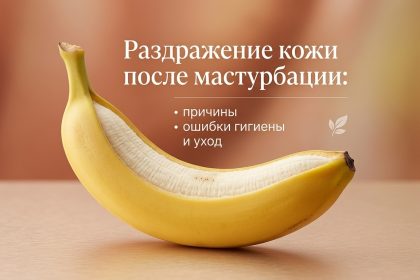 Раздражение кожи после мастурбации: причины, ошибки гигиены и уход