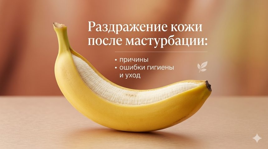 Раздражение кожи после мастурбации: причины, ошибки гигиены и уход