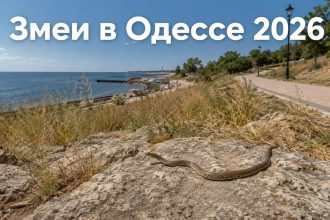 Змеи в Одессе 2026: ядовитые и неядовитые, где водятся и как избежать укуса