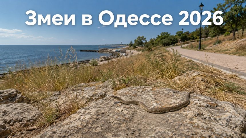 Змеи в Одессе 2026: ядовитые и неядовитые, где водятся и как избежать укуса