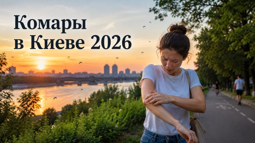 Комары в Киеве уже скоро: когда появятся, где будут кусать чаще всего и что делать