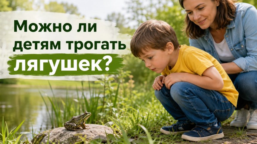 Можно ли детям трогать лягушек: что важно знать родителям весной и летом 2026