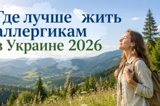 Где лучше жить аллергикам в Украине 2026: места с лучшим климатом, влажностью и минимальным количеством амброзии