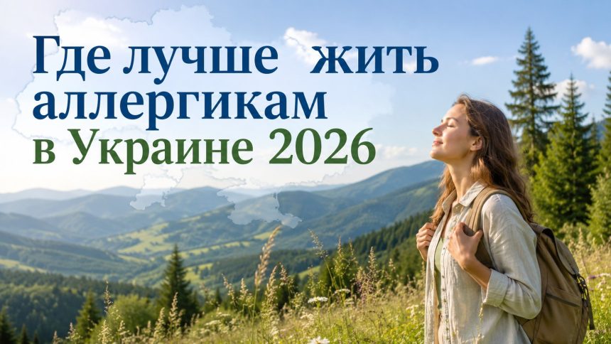Где лучше жить аллергикам в Украине 2026: места с лучшим климатом, влажностью и минимальным количеством амброзии