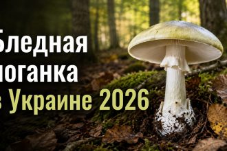 Бледная поганка в Украине 2026: как выглядит, где растет и симптомы отравления