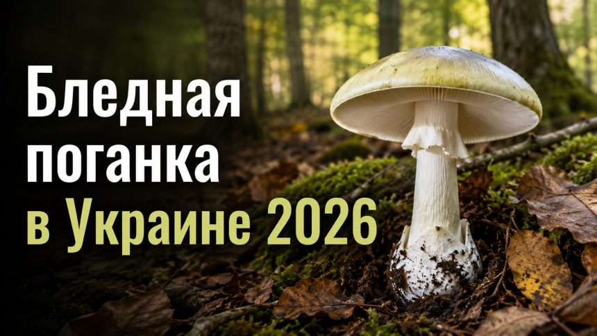 Бледная поганка в Украине 2026: как выглядит, где растет и симптомы отравления