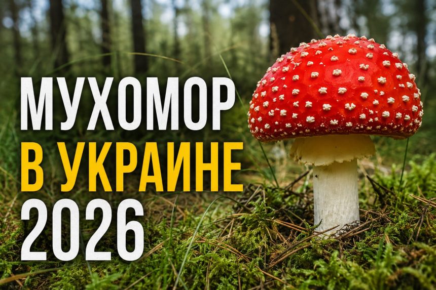 Мухомор в Украине 2026: как выглядит, где растет и можно ли его есть