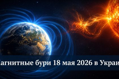 Магнитные бури 18 мая 2026 в Украине: прогноз солнечной активности на сегодня