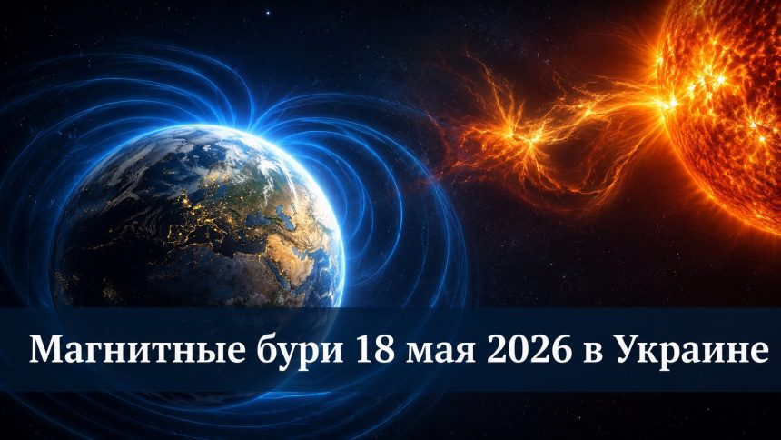 Магнитные бури 18 мая 2026 в Украине: прогноз солнечной активности на сегодня