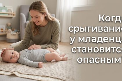 Срыгивание у младенца: как отличить норму от рефлюкса и когда идти к врачу