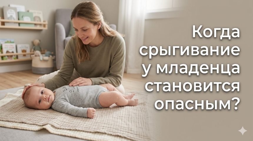 Срыгивание у младенца: как отличить норму от рефлюкса и когда идти к врачу