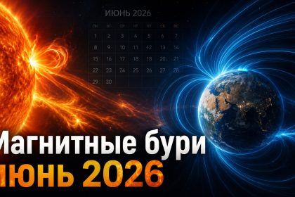 Магнитные бури июнь 2026 в Украине: прогноз солнечной активности на месяц