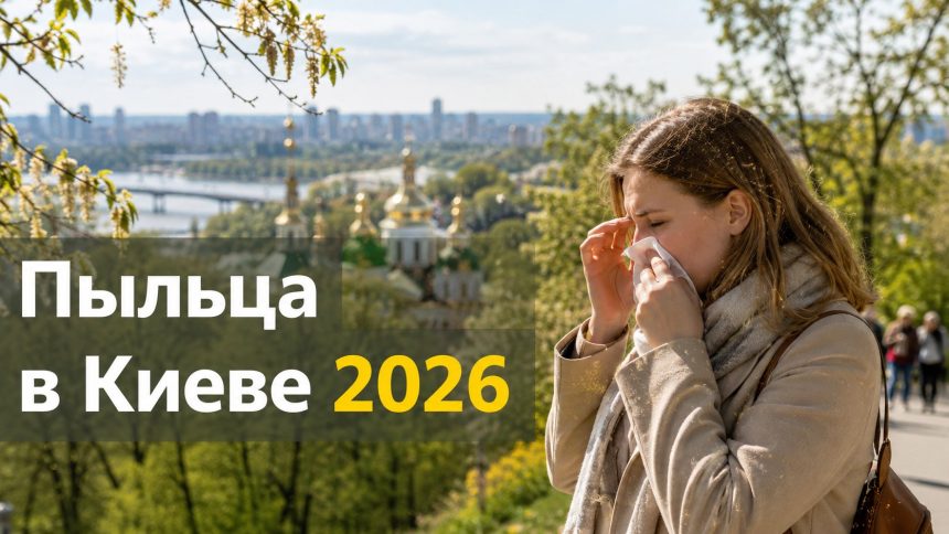 Аллергия и пыльца в Киеве 2026: что цветет в мае, как избежать и лечить симптомы