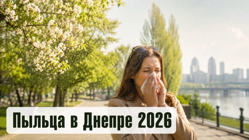 Аллергия и пыльца в Днепре 2026: что цветет в мае, как избежать и лечить симптомы