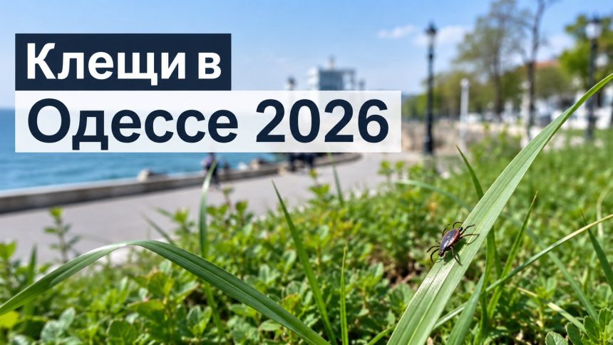 Клещи в Одессе 2026: в каких местах нужно быть осторожными и что делать после укуса
