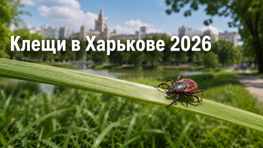 Клещи в Харькове 2026: в каких местах нужно быть осторожными и что делать после укуса