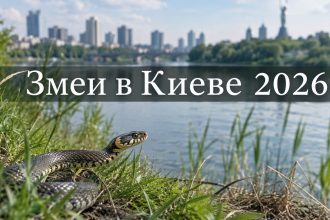 Змеи в Киеве 2026: ядовитые и неядовитые, где водятся и как избежать укуса