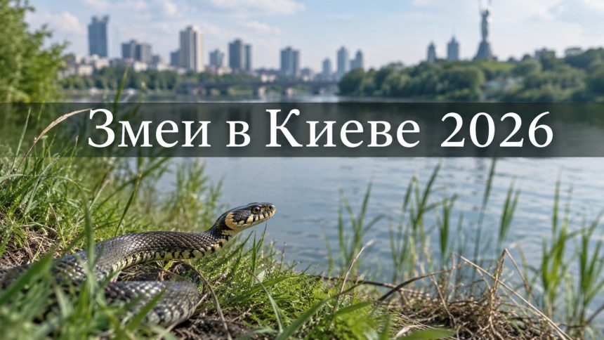 Змеи в Киеве 2026: ядовитые и неядовитые, где водятся и как избежать укуса