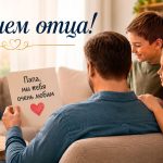 Как поздравить папу с Днем отца 2026: открытки, картинки и пожелания прозой на русском