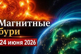 Магнитные бури 24 июня 2026 в Украине: прогноз солнечной активности на сегодня