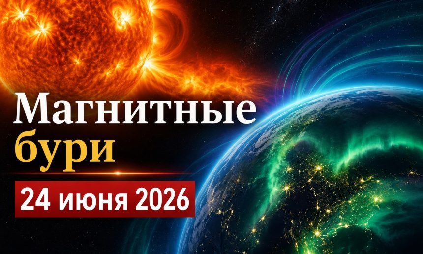 Магнитные бури 24 июня 2026 в Украине: прогноз солнечной активности на сегодня