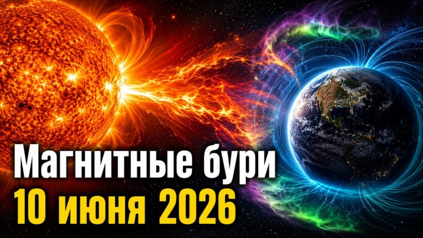 Магнитные бури 10 июня 2026 в Украине: прогноз солнечной активности на сегодня