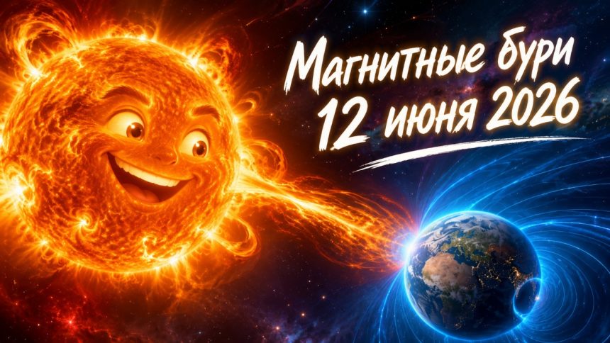 Магнитные бури 12 июня 2026 в Украине: прогноз солнечной активности на сегодня